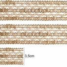 Fita de Juta Decorativa Cru 3,5cm x 10 Jardas