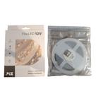 Fita de LED 20W 12V 3000K Luz Amarela Branca Quente Pix 240 LEDs/m 5 Metros Alta Luminosidade IP20 Móveis Dimerizavel Ta