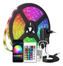 Fita De Led 5050 Rgb De 5 Metros Com Fonte e Controlador Smart Wifi Casa Inteligente