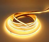 Fita De Led Cob 90w 1200l/m 240 Leds 12V 18w 5m Ip20 3000K Luz Amarela Mais Aconchegante Luminatti