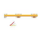 Fita De LED COB CCT DC 24V Com Mudança De Cor E Intensidade Regulável, Largura De 8mm E 10mm, 2700K