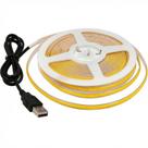 Fita de LED COB USB 3 mm Ultrafina 1,8 m Branco Natural