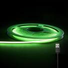 Fita de LED COB USB-C 1,8 m Verde Ultra Fina 3 mm