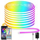 Fita de LED neon Yeewhale 15 m RGB à prova dágua 24 V