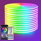 Fita de LED Neon Yeewhale 15 m RGB à Prova dÁgua 24 V