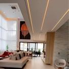 Fita de Led Perfil de 1 Metro de Embutir 28x33mm Completo 20w/m 3000k com Fonte 24w