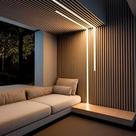 Fita de Led Perfil de 3 Metro de Embutir 28x33mm Completo 20w/m 3000k com Fonte 24w