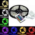Fita de LED RGB 5m (Com Controle e Fonte) Fita de LED RGB 5m (Com Controle e Fonte)