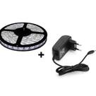 Fita De Led Rolo 5m Branco Frio Ou Branco Quente + Fonte