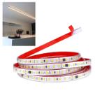 Fita de Led SMD 4000K 127V 3 Metros Plug Conector Fita Dupla Face Perfil Teto Rebaixado Gesso Sanca Espelho Sala Quarto Recepçao Ambiente Residencial