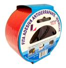 Fita De Lixa Antiderrapante Vermelho Escada E Piso 5 Metros
