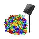 Fita De Luz Solar LED 1/2PCS Com 8 Modos Para Decoração De Jardim, Terraço, Porta, Pátio E Casamento