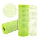 Fita de malha Deco GouzaAK verde limão 10 cm x 9 m metálica Fita de malha Deco GouzaAK verde limão 10 cm x 9 m metálica