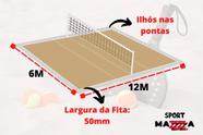 Fita De Marcação de Quadra 6x12 p/ Praia Ou Gramado + Fixadores