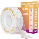 Fita de montagem D-NYX Tough removível 3cm x 3m Nano Clear