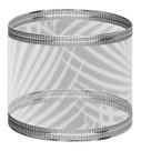 Fita De Natal Aramada 5cmx10m Organza Veludo C/3 Rolos: 30m