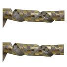Fita de natal merita dourado 38mm peça
