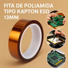 Fita De Poliamida Alta Temperatura Tipo Kapton Esd 13mm
