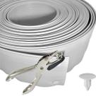 Fita de Portão Protetor Fechamento Branco 10x50 + Instalador Fita de Portão Protetor Fechamento Branco 10x50 + Instalador