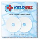 Fita de Silicone Areolar para Cicatriz e Prevenção de Queloides 8 cm x 8cm 2un kelogel