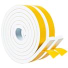 Fita de tiras de espuma Yotache White 1x3,8 cm com adesivo de 13 pés