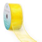Fita decorativa CT CRAFT LLC Organza pura 6cm x 46m amarela