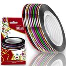 Fita Decorativa de Unha com 10un