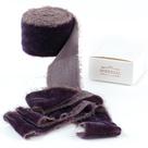 Fita decorativa DINDOSAL Plum Velvet 3 jardas e 3,8 cm Fita decorativa DINDOSAL Plum Velvet 3 jardas e 3,8 cm
