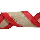 Fita Decorativa Faixa Lateral VRM/CRU 6,3CM x 10M - 1 Unidade