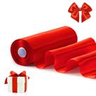 Fita decorativa FAKILO 20m x 20cm Cetim vermelho