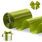 Fita decorativa FAKILO Grass Green Satin 10cm x 20m