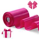 Fita decorativa FAKILO Satin 10cm x 20m em ouro rosa