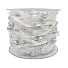 Fita decorativa HDST-HOME 10m Silver Pearl Lace Trim