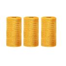 Fita decorativa JStNana 6"x9m 3 rolos Gold Mesh