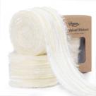 Fita decorativa Keypan Velvet 3m Creme Desfiado Enrugado
