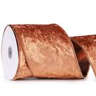 Fita decorativa MAYREEL 10 jardas, cobre, 10 cm, borda com fio