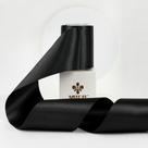 Fita decorativa MEEDEE Black Lux Satin 7,5 cm x 9 m