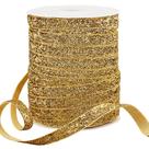Fita decorativa PH PandaHall Yellow Glitter 45,7 m 10 mm