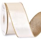 Fita decorativa Ribbli Velvet com fio 6,35 cm x 9,1 cm Glitter