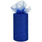 Fita Decorativa TONIFUL Tule com Glitter Azul Royal 15cm x 46m Fita Decorativa TONIFUL Tule com Glitter Azul Royal 15cm x 46m