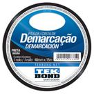Fita Demarcação de Solo 48mm x 15 Metros cor PRETA TEKBOND