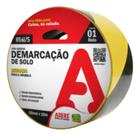 Fita Demarcação Zebrada Preta E Amarela 70x200m Adere