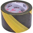 Fita Demarcação Zebrada Worker 7cm x 200m Preto e Amarelo