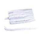 Fita drapeada de cetim 2.5mm cor branco metro