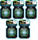 FITA DUPLA FACE 12mm x 2m FIXA FORTE 3M 15cm ATÉ 400g C/ 5 UN