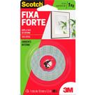 Fita Dupla Face 3M Fixa Forte Espuma 19Mm X1,5M - 1Kg