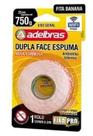 Fita dupla face bananinha espuma fixa pro adelbras - 19mm x 2m Fita dupla face bananinha espuma fixa pro adelbras - 19mm x 2m