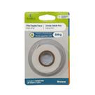 Fita Dupla Face Espuma Branca 12mm x 1,5m Uso Interno