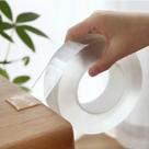 Fita Dupla Face Extra Forte Transparente Nano Gel Silicone Mágica Adesiva Cola na Parede Móvel Porta