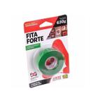 Fita Dupla Face Forte 15 mm x 2 m. Adere 630g em 15cm Transparente